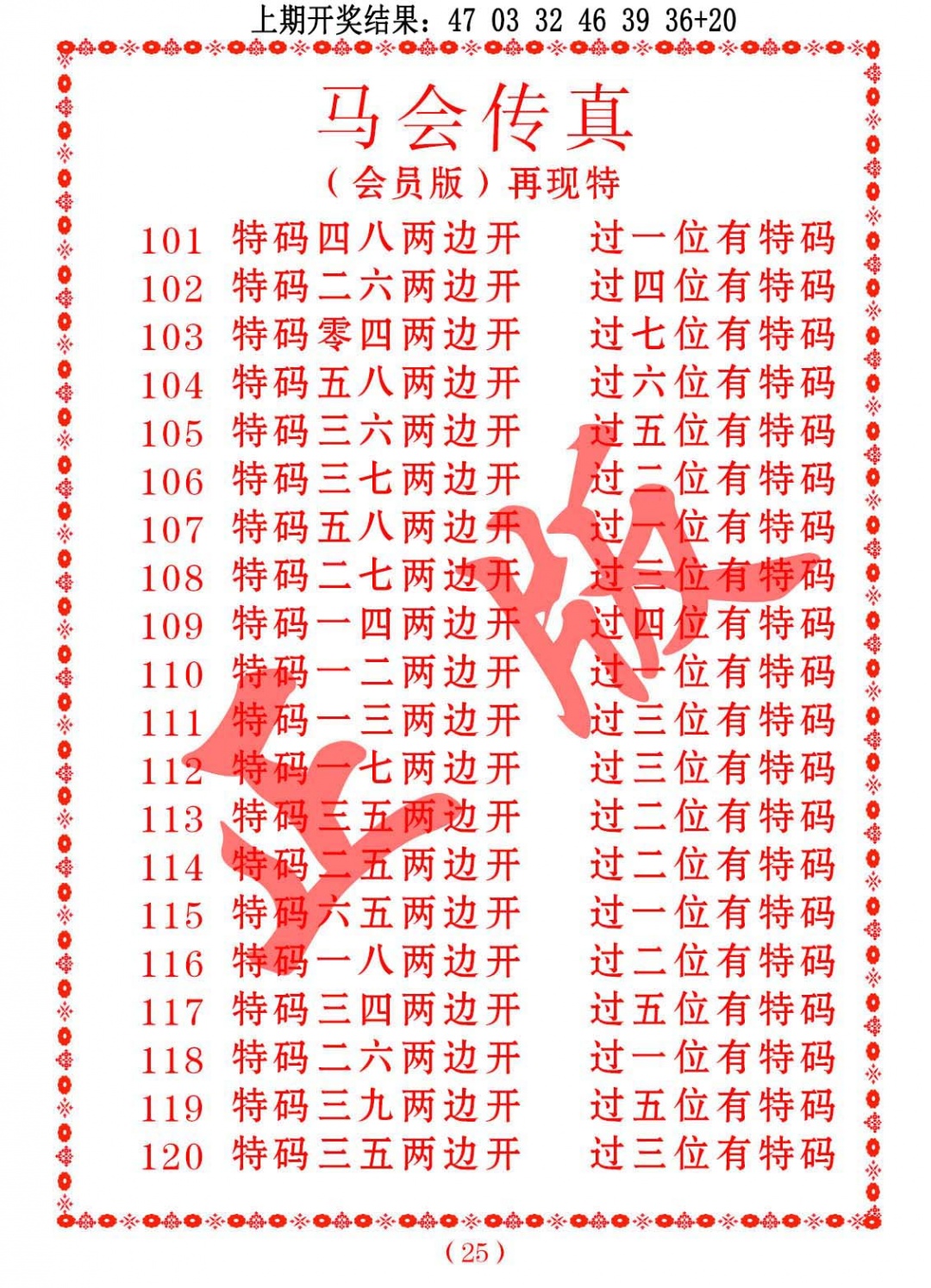 103期马会传真[图]